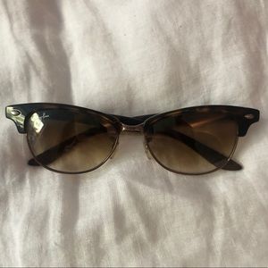 Vintage Ray Ban Cat Eye Clubmaster Sunglasses
